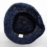 Nomad Sari Floppy Straw Sun Hat – Navy Blue