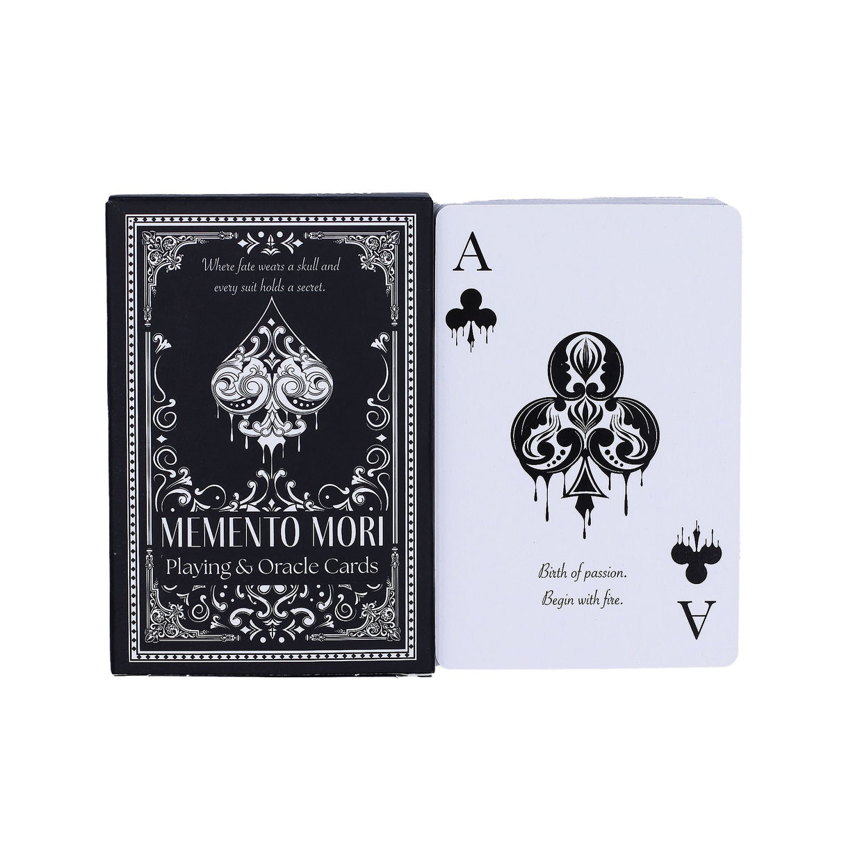 Cartes de Jeu et d'Oracle Gothiques Memento Mori