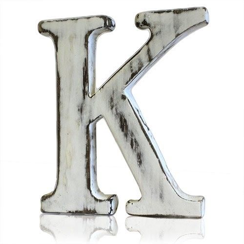 Wood Letter K