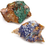 Azurite Malachite Mineral Specimens, About 20 Pieces