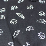 Prírodná jutová darčeková taška čierna bavlnená podšívka stredná