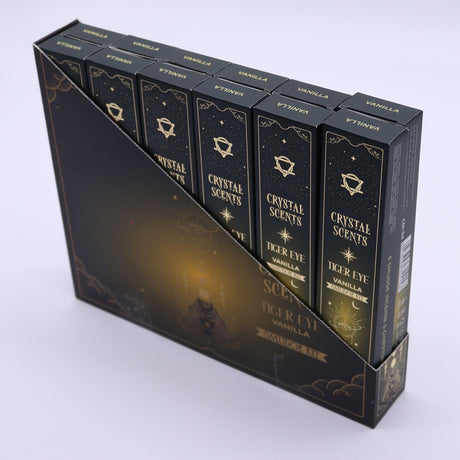 Tiger Eye Crystal Scents Smudge Incense – Vanilla