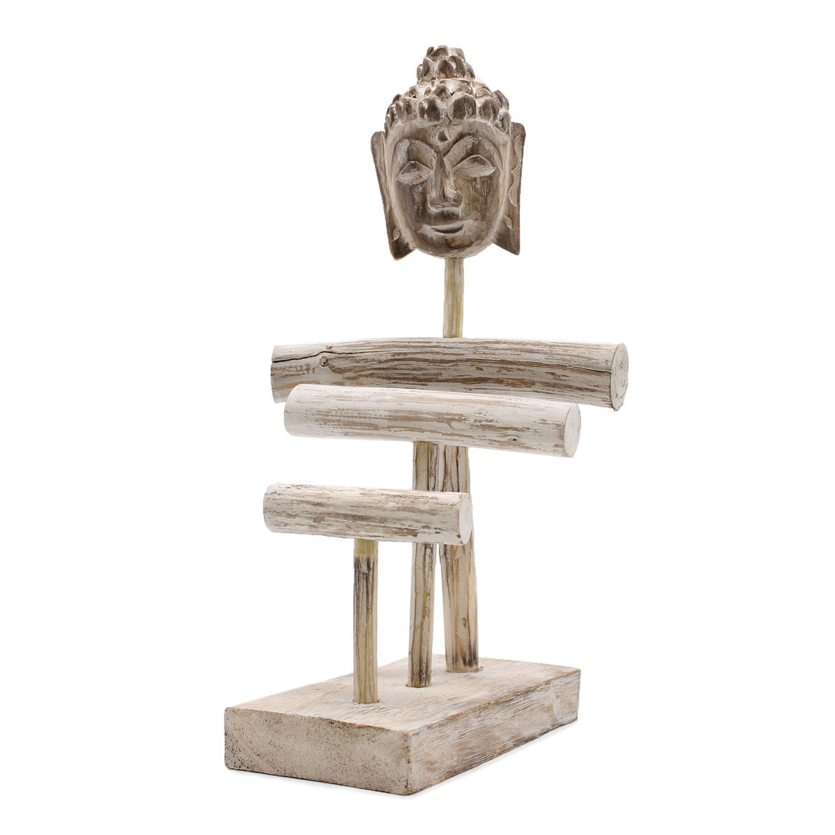 Buddha állvány 3 ágú fehérített