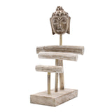 Buddha állvány 3 ágú fehérített