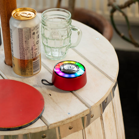 Red Mandela Lighting Effect Mini Speaker, Bluetooth Speaker