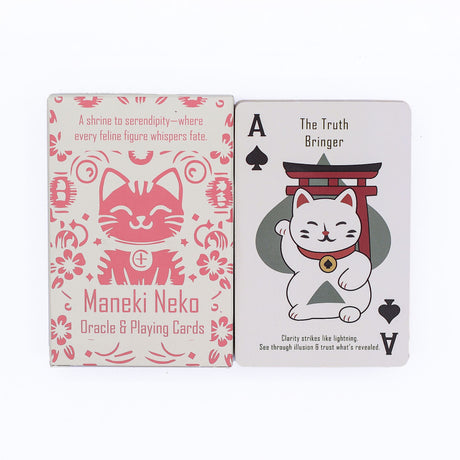 Cartes de jeu et d'oracle Chats de la Fortune - Jeu Maneki Neko