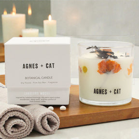 Agnes + Cat Botanical Soy Wax Candle – Lakeland Mocha, Scented Candle