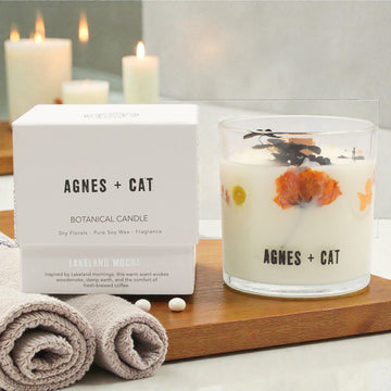 Agnes + Cat botanisk sojavokslys – Lakeland Mocha