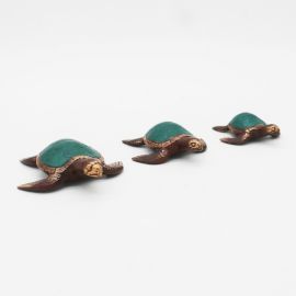 Set med 3 havssköldpaddsfigurer