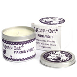 Свеча в жестяной банке с соевым воском Parma Violet 200 мл