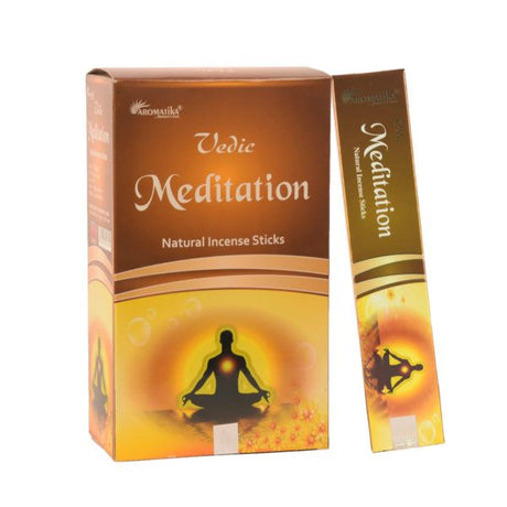 Vedic Meditation Masala Incense Sticks, 12 Sticks Aromatika