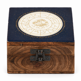 Small Enamelled Box - Aquarius