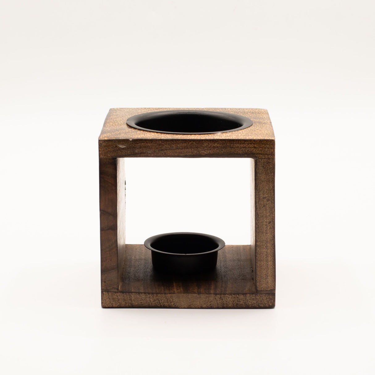 Square Mango Wood Oil Burner – Elephant