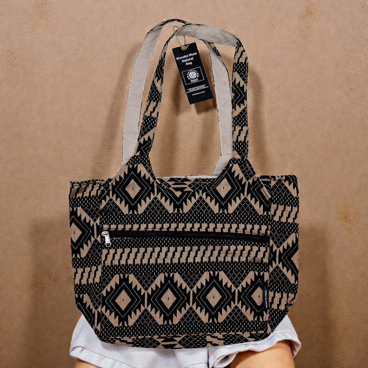 Жаккардовые натуральные сумки – Desert Loom – сумка Wander Muse