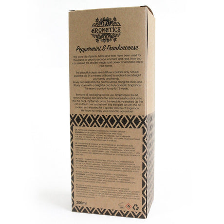 Reed Diffuser Peppermint and Frankincense 200ml