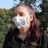 Szövet arcmaszk felnőtteknek szűrővel Mandala Papagáj