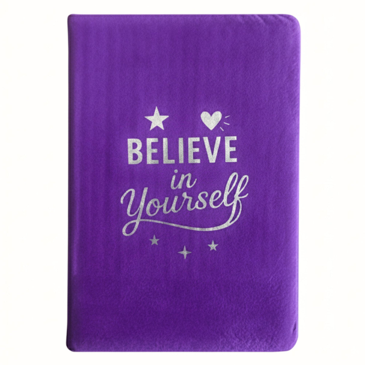 Lavender Velvet Notebook – 80 pages – Believe Yourself