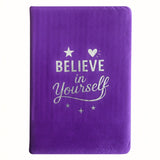 Lavender Velvet Notebook – 80 pages – Believe Yourself