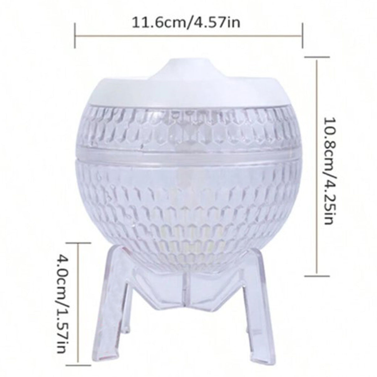 Humidifier USB, Clear Colour-Changing Light