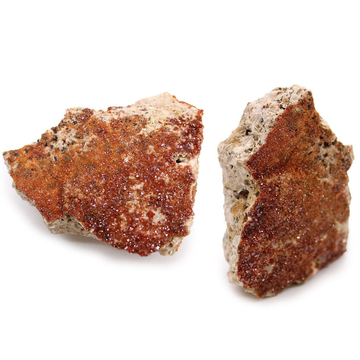 Vanadinite Mineral Specimens, About 20 Pieces