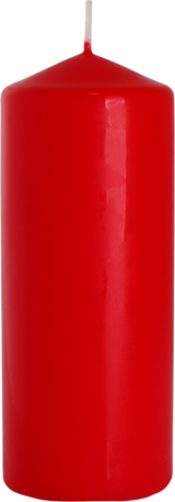 Vela Pilar Roja 60 x 150 mm