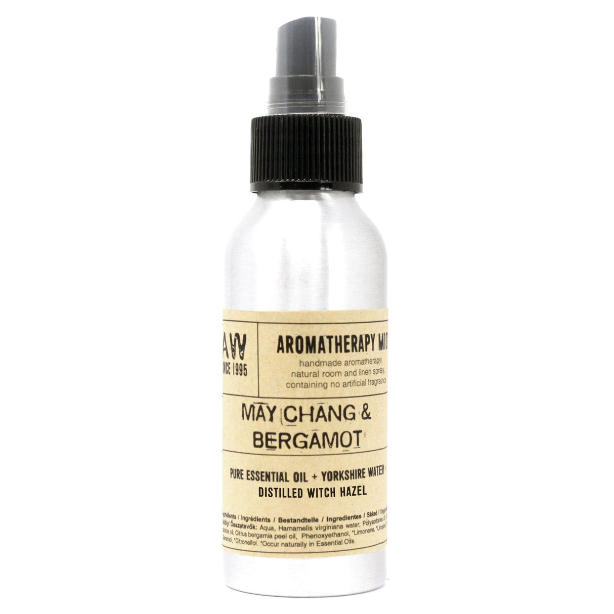 Spray de cameră cu ulei esențial May Chang Bergamotă 100ml