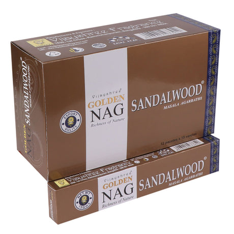 Sandalwood Incense 15g Vijayshree Golden Nag