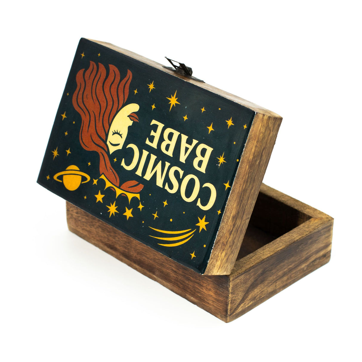 Medium Enamelled Box – Cosmic Babe