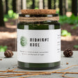 Greenman Woodwick Soy Candle – Midnight Rose, Scented Candle