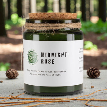 Greenman Woodwick sojalygte – midnatsrose