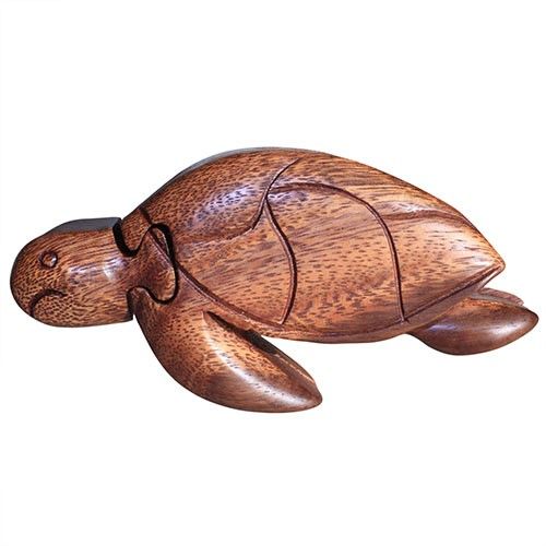 Caja de rompecabezas de madera – Tortuga marina