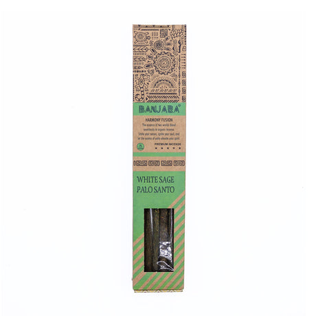 Palitos de Sahumerio Palo Santo Banjara – Juego de 6 – Caja