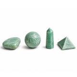 Four Gemstone Shapes - Amazonite