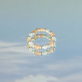 Nymph Spirit Gemstone Ring Set – Sea Sunset