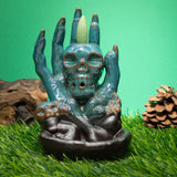 Backflow Incense Burner – Skull in Hand