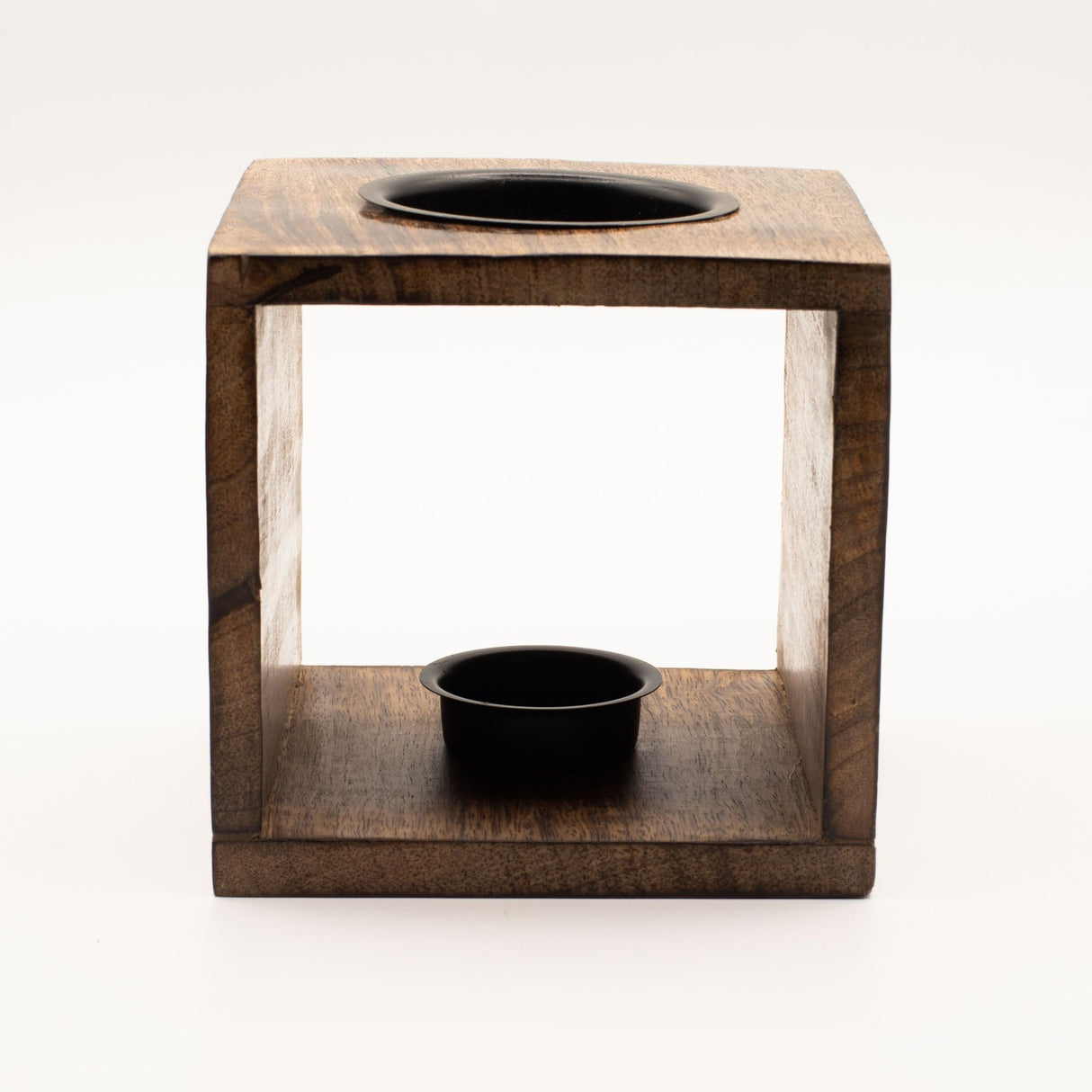 Large Square Mango Wood Oil Burner – Tree of Life