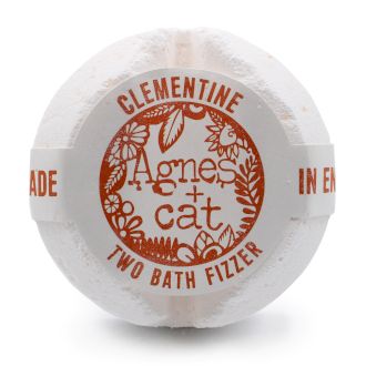Bath Fizzer Clementine by Agnes and Cat