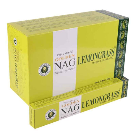 Lemongrass Incense Sticks 15g Golden Nag