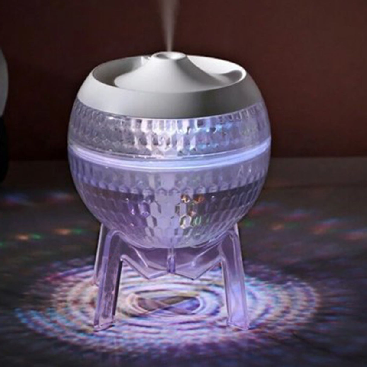 Humidifier USB, Clear Colour-Changing Light