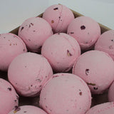 Bomba da bagno rosa e petali 180g