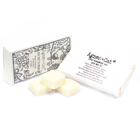 Agnes + Cat Box of 8 Wax Melts – Seasalt + Moss