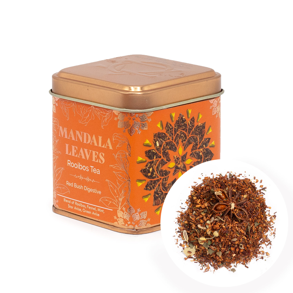 Caffeine-Free Rooibos Red Bush Digestive Tea, 50g