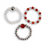Nymph Spirit Gemstone Ring Set – Blood Moon