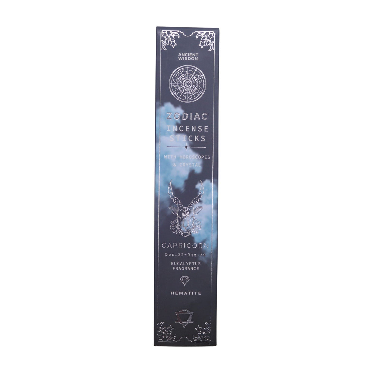 Eucalyptus Zodiac Gemstone Crystal Incense – Capricorn