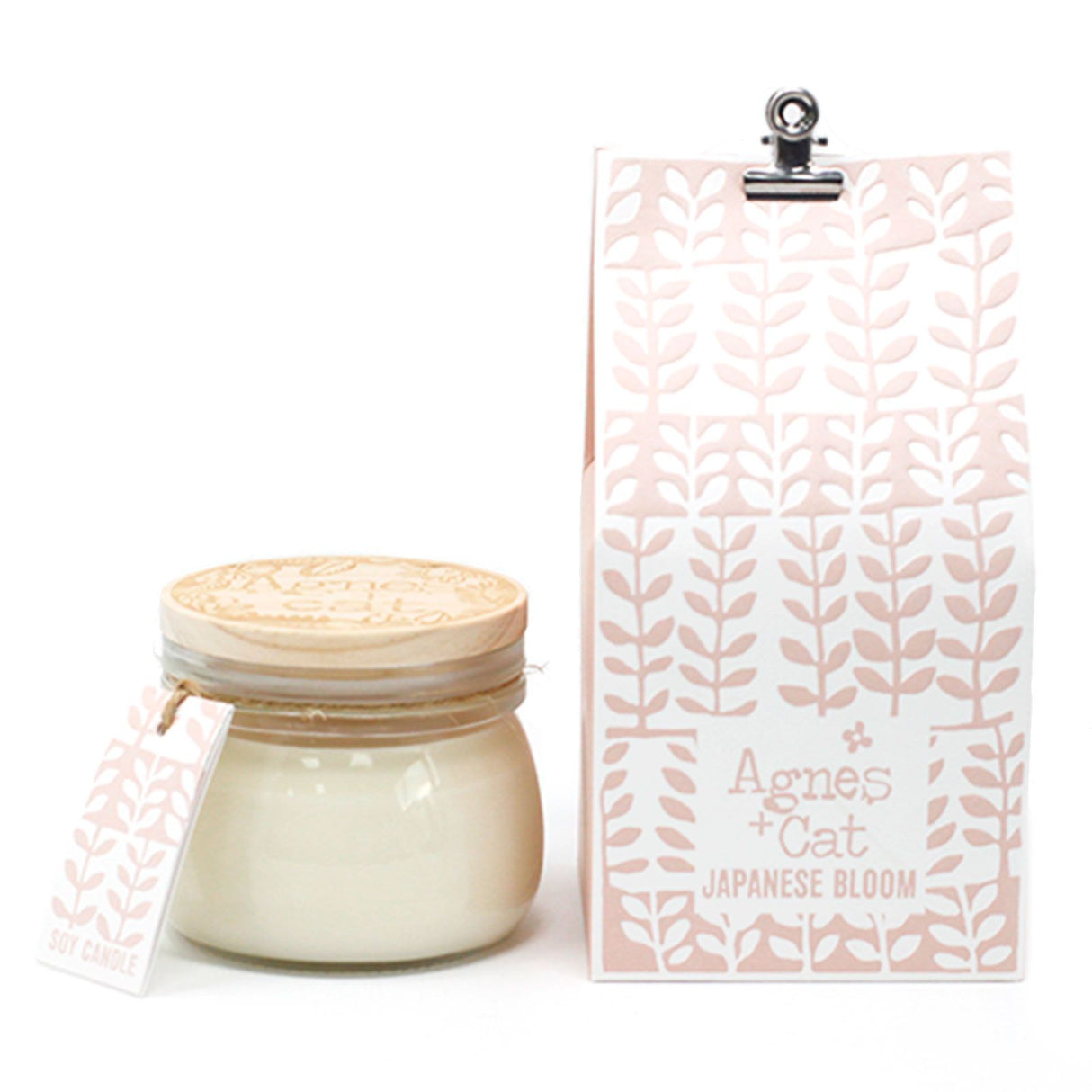 Sojakaars Japanse Bloesem 180ml Kilner Pot