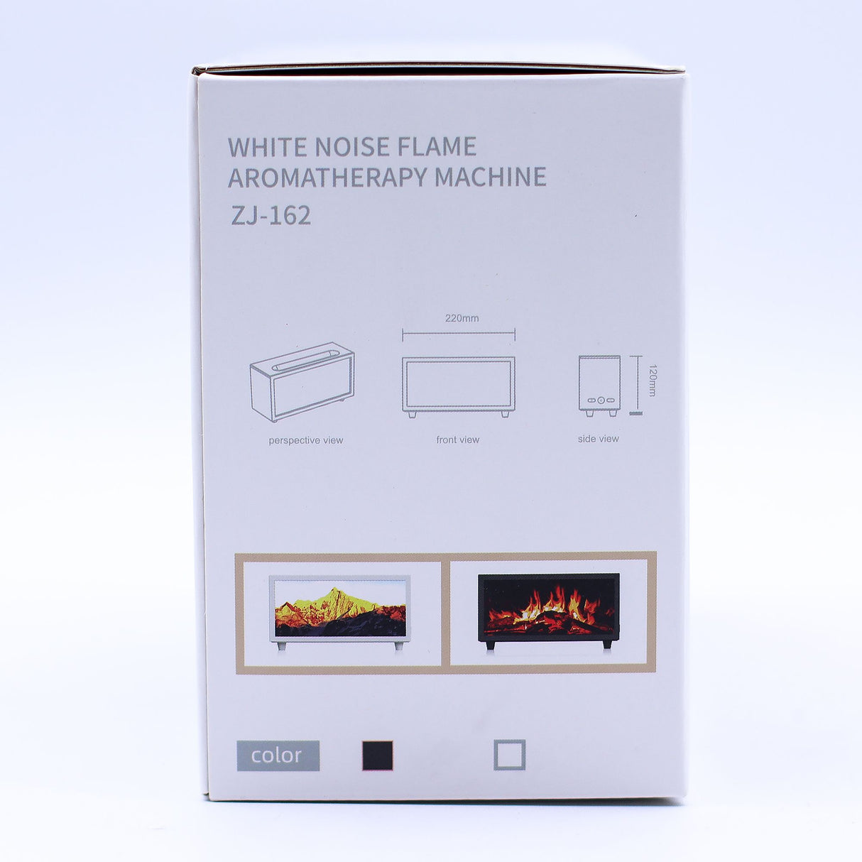 Flame-Effect Essential Oil Diffuser USB Colour-Changing Birdsong