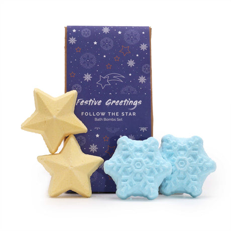 Christmas Bath Bomb Gift Set of 4