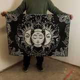 Art mural en coton (70x110cm) – Déesse du Soleil