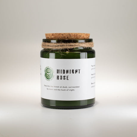 Greenman Woodwick sójová sviečka – Polnočná ruža