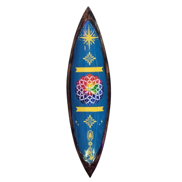 Zománcozott füstölőtál - Mangófa - Mandala